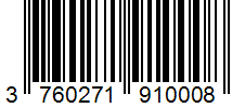 Barcode 3760271910008