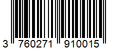 Barcode 3760271910015