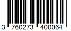 Barcode 3760273400064