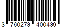 Barcode 3760273400439
