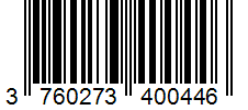 Barcode 3760273400446