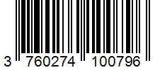 Barcode 3760274100796