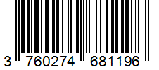 Barcode 3760274681196