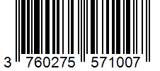 Barcode 3760275571007