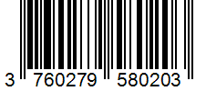 Barcode 3760279580203