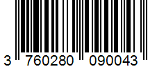 Barcode 3760280090043