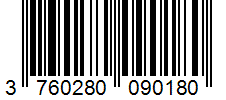 Barcode 3760280090180