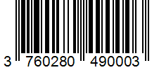 Barcode 3760280490003