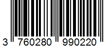 Barcode 3760280990220