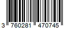 Barcode 3760281470745