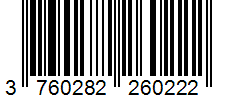 Barcode 3760282260222