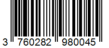 Barcode 3760282980045