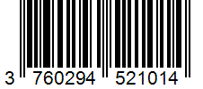 Barcode 3760294521014