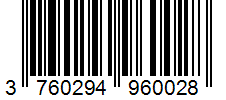 Barcode 3760294960028