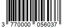 Barcode 3770000056037