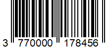Barcode 3770000178456