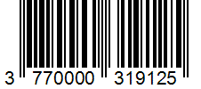 Barcode 3770000319125