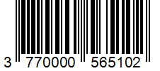 Barcode 3770000565102
