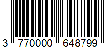 Barcode 3770000648799