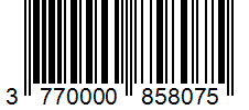 Barcode 3770000858075