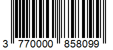 Barcode 3770000858099
