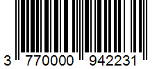 Barcode 3770000942231