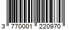 Barcode 3770001220970