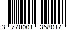 Barcode 3770001358017