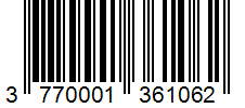 Barcode 3770001361062