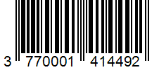 Barcode 3770001414492