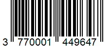 Barcode 3770001449647