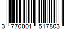 Barcode 3770001517803