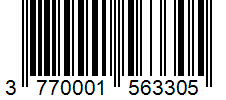 Barcode 3770001563305