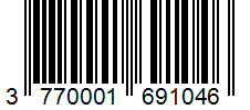 Barcode 3770001691046