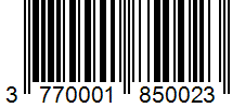 Barcode 3770001850023