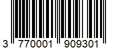 Barcode 3770001909301