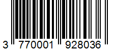 Barcode 3770001928036