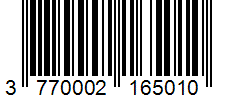 Barcode 3770002165010