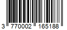 Barcode 3770002165188