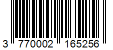 Barcode 3770002165256