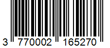Barcode 3770002165270
