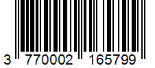 Barcode 3770002165799