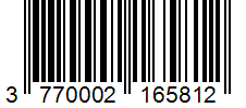Barcode 3770002165812