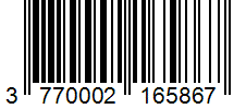 Barcode 3770002165867