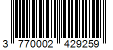 Barcode 3770002429259