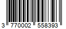 Barcode 3770002558393