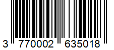 Barcode 3770002635018