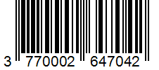 Barcode 3770002647042