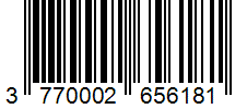 Barcode 3770002656181