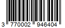 Barcode 3770002946404